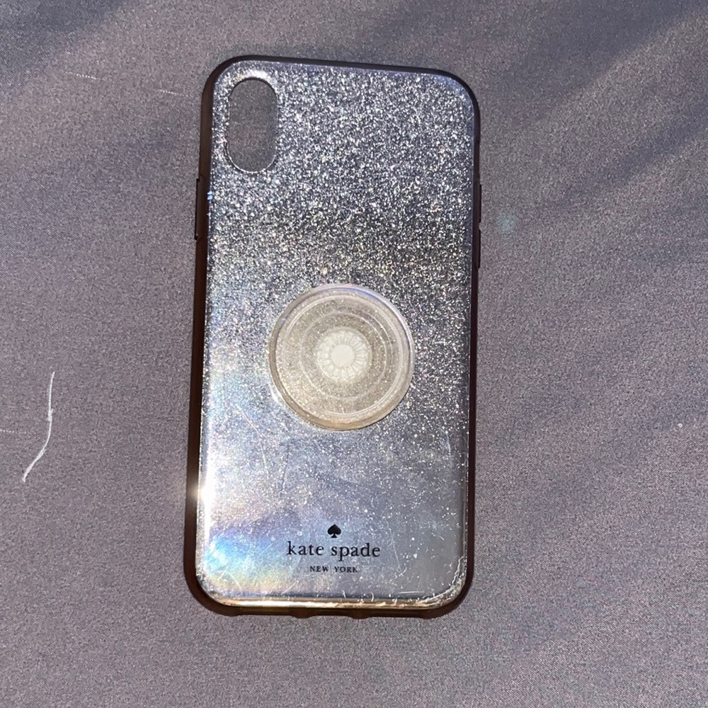 iPhone XR Kate spade case with pop socket
